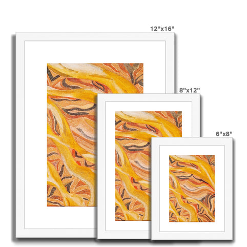 Count Your Stripes Framed & Mounted Print