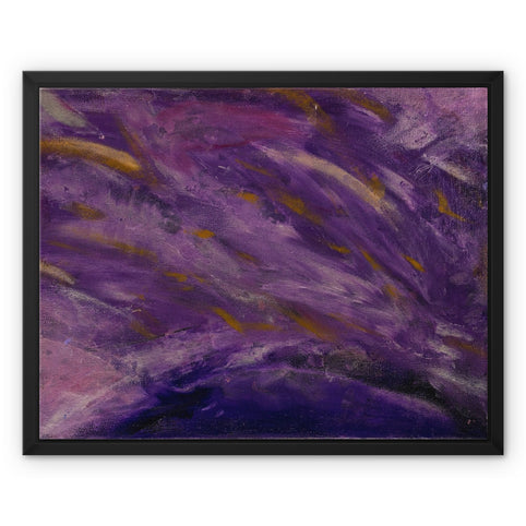 Galaxy Storm  Framed Canvas