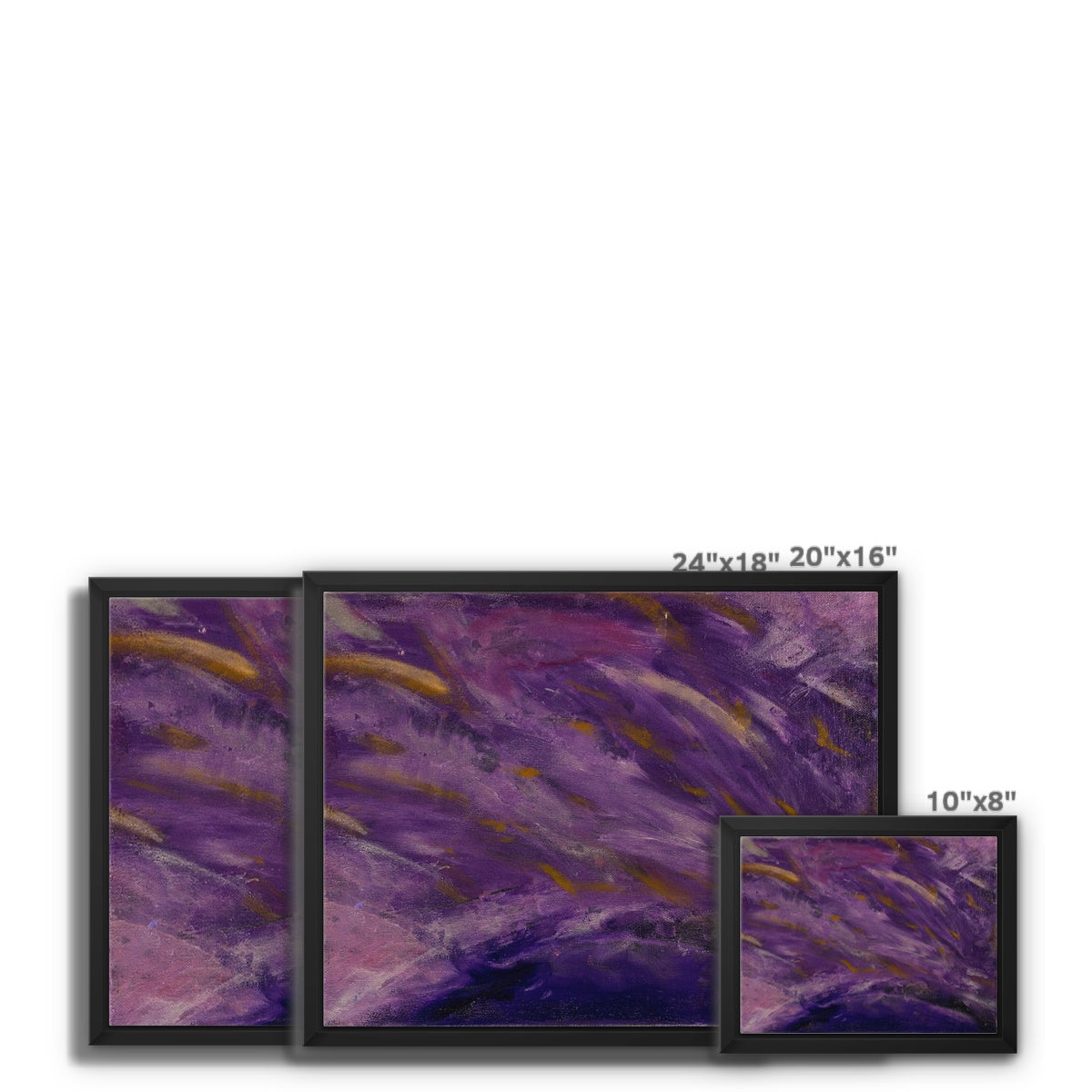 Galaxy Storm  Framed Canvas