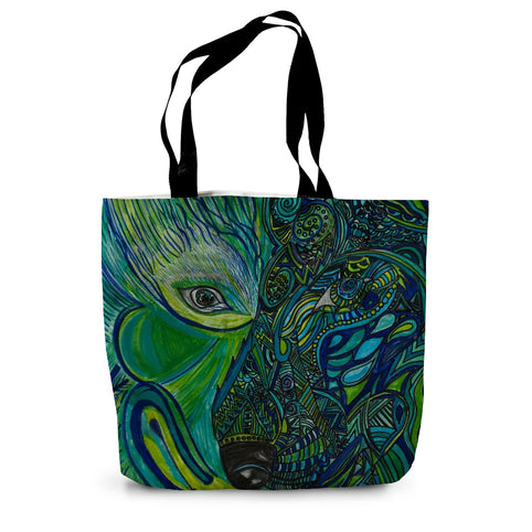 Sprit Wolf Canvas Tote Bag