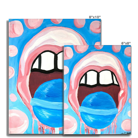 Pop Bubble Gum Fine Art Print