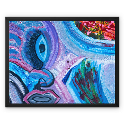 Beauty is the Eye of the Beholder  Framed Canvas