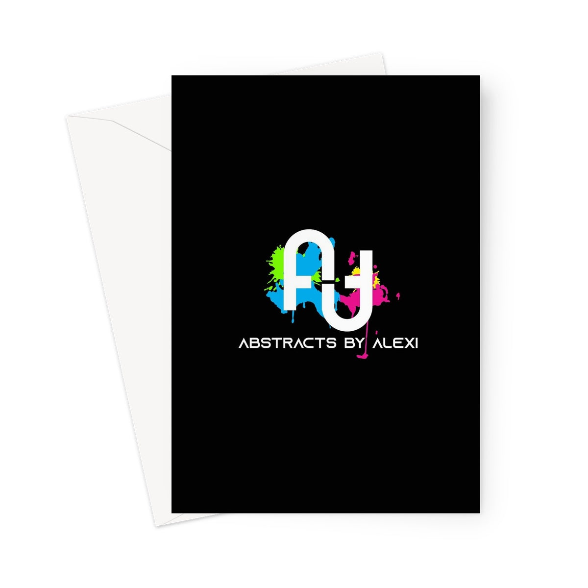 Logo Black Greeting Card