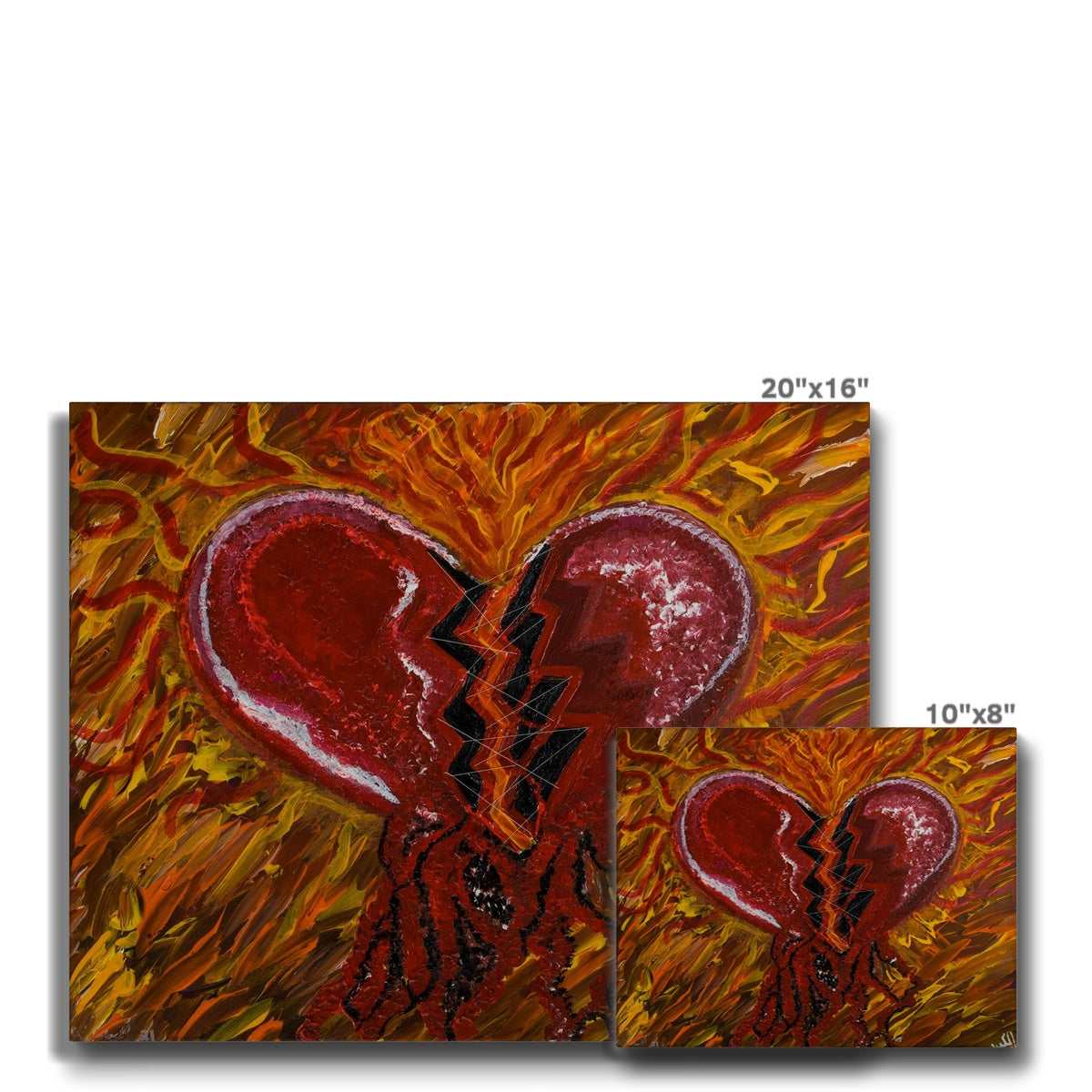Blood of Hearts Canvas