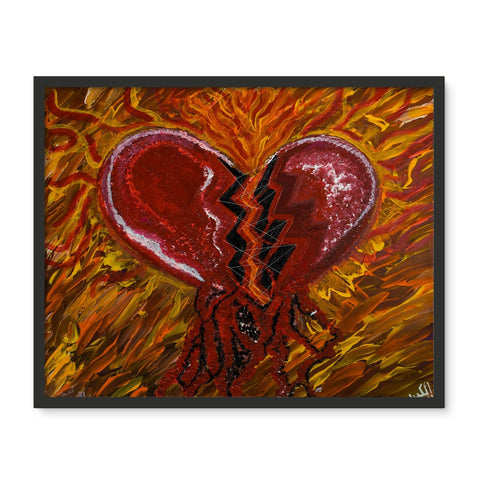 Blood of Hearts Framed Photo Tile
