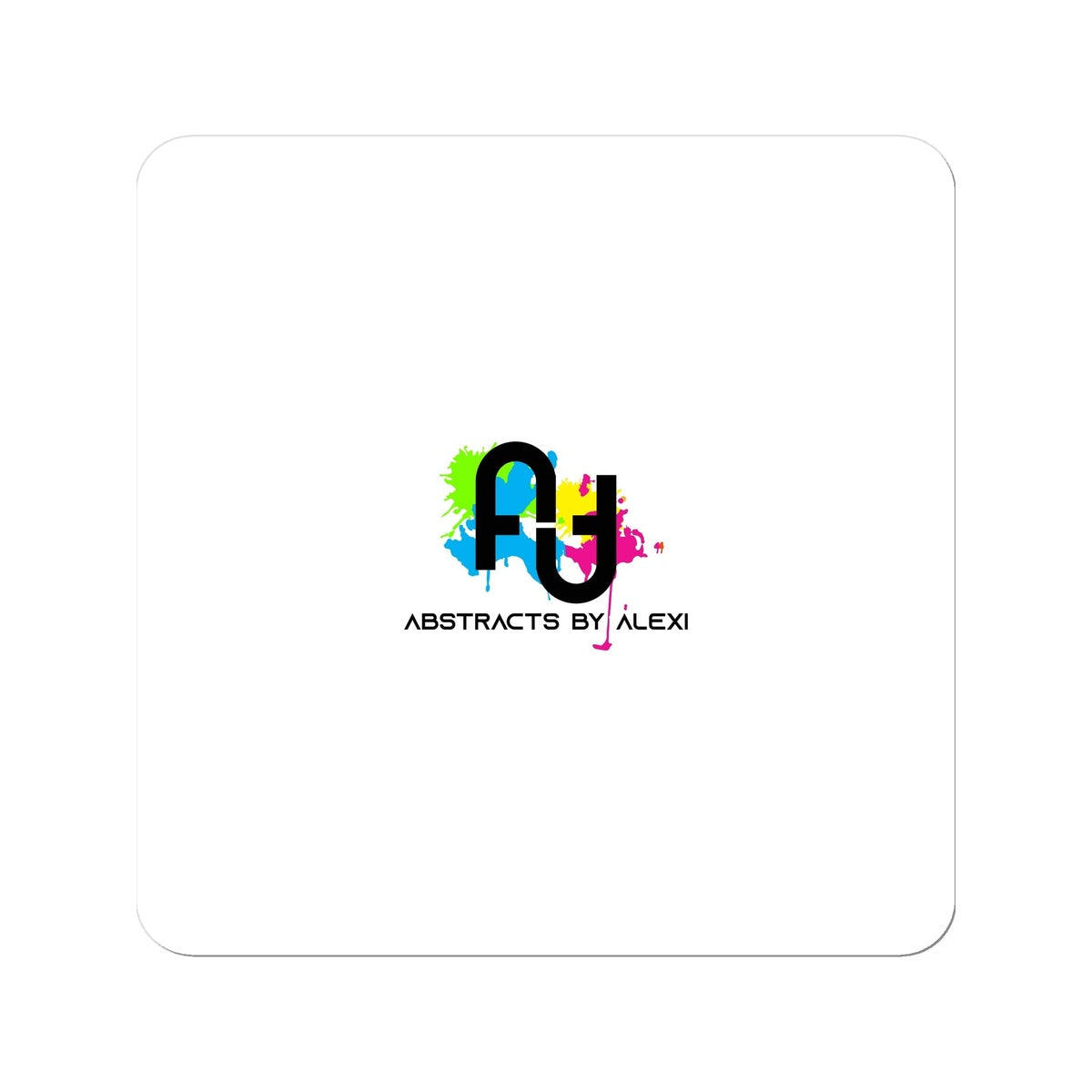 Logo White Sticker