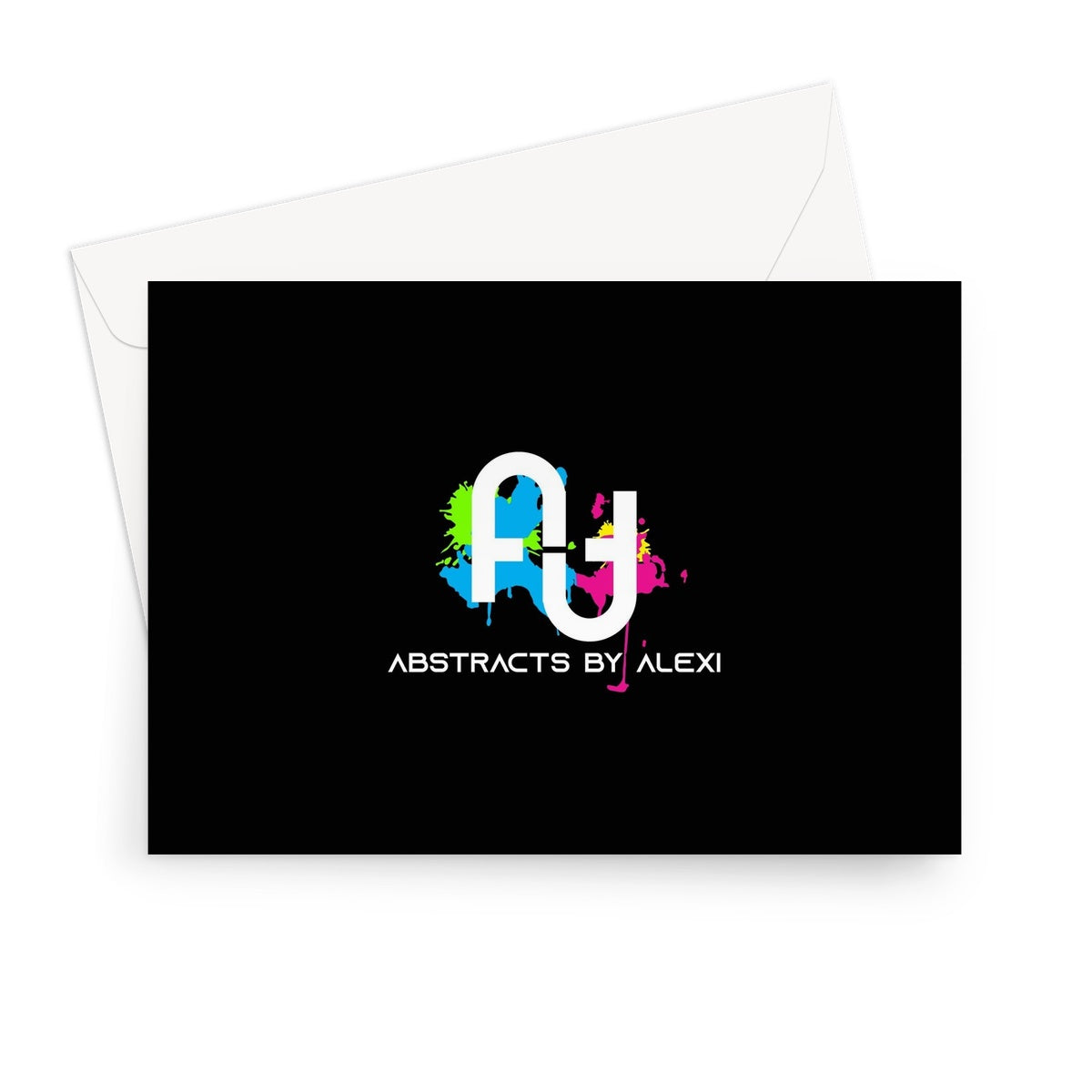 Logo Black Greeting Card