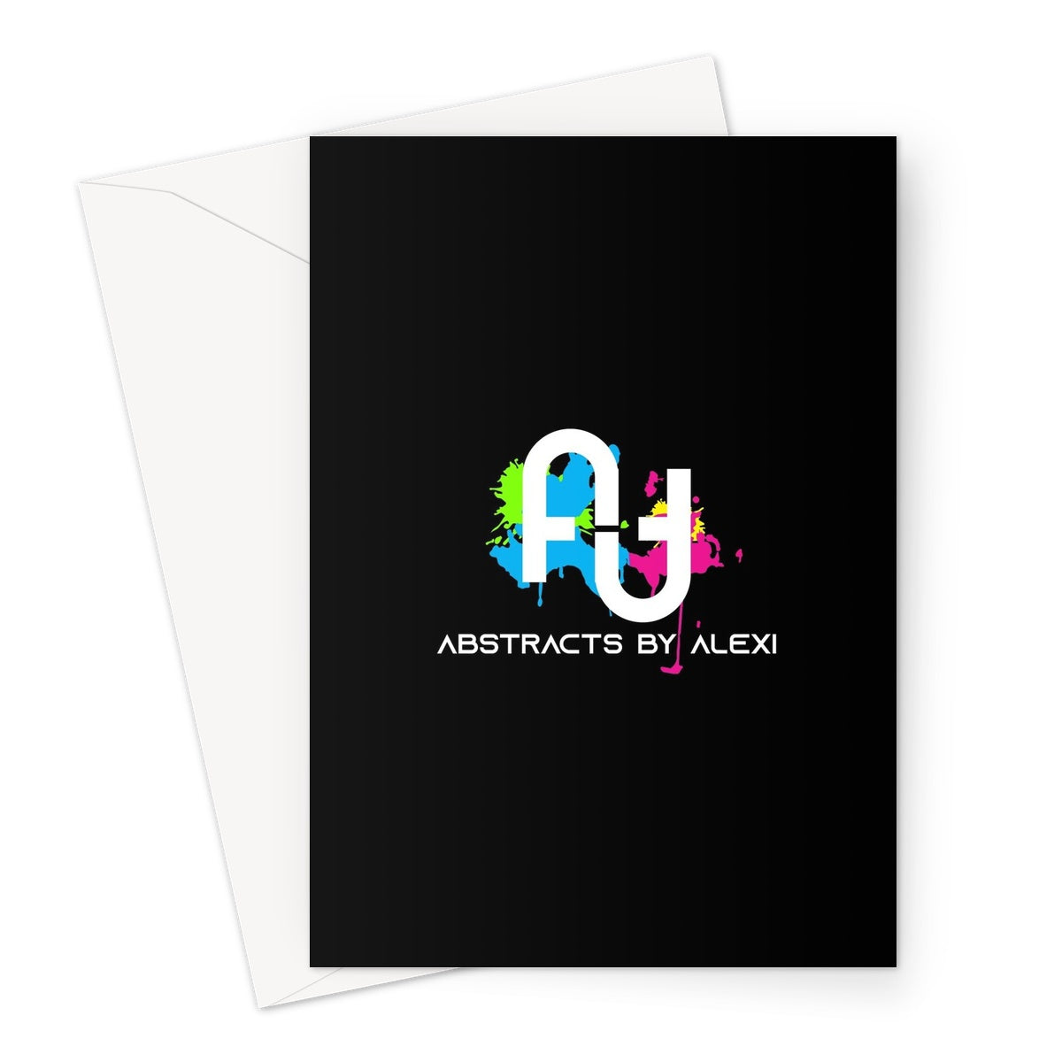 Logo Black Greeting Card