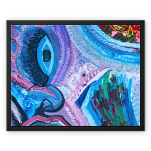 Beauty is the Eye of the Beholder  Framed Canvas