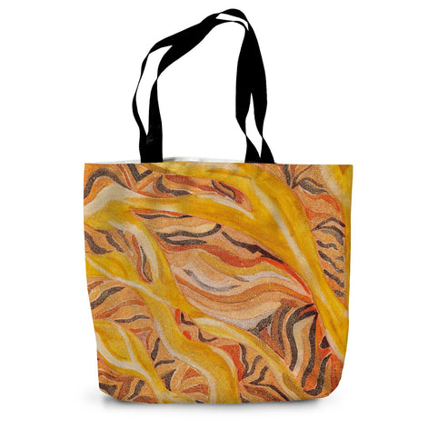 Count Your Stripes Canvas Tote Bag